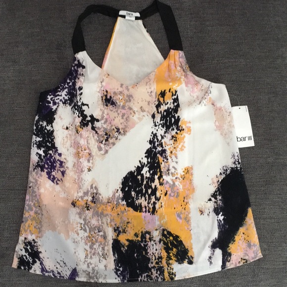 NWT Bar III sleeveless racer back blouse, size XS - Picture 1 of 5